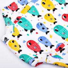 Baby Waterproof Pull up Potty Training Unisex Padded Underwear, Fish & Car - Pack of 2