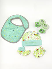 Moms Home Newborn Baby CMB, Bib, Shoes Set Combo, Gift Set