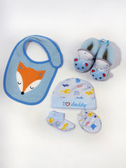 Moms Home Newborn Baby CMB, Bib, Shoes Set Combo, Gift Set