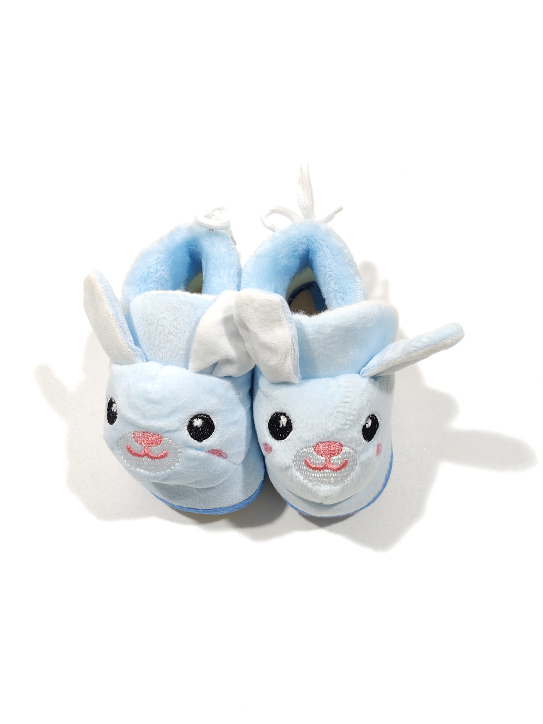 Footprints Soft First Walking Shoes For Unisex Baby Bootie with Rubber, Blue Rabit 6-9 Months