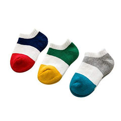 FOOTPRINTS Unisex Baby Cotton Socks 12-24 Months -Pack of 6 Pairs- Stripes &amp; Stars