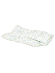 Baby Organic Cotton Muslin Sleeping cum carrying Nest Bag- Green Heart- 0-8 Months
