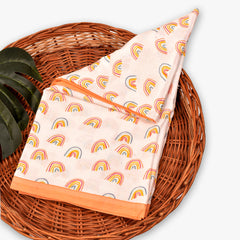 Baby Muslin Dohar- 100X100 CM-(0-3 Years)-Rainbow