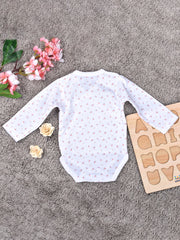 Baby Unisex Full Sleeves Onesie  - Pack of 2, Pink Flower, Pineapple - 0-3 months