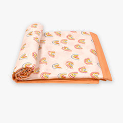 Baby Muslin Dohar- 100X100 CM-(0-3 Years)-Rainbow