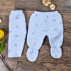 Baby Unisex Cotton Winter Gift Set 0-3 Months - Blue Mix Design