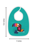 Moms Home Newborn Baby CMB, Bib and Antiskid Socks Set Combo, Gift Set -0-6 Months- Mixed Design