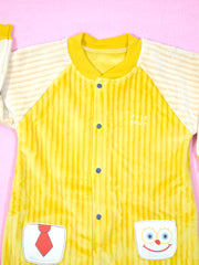 BABY WARM COTTON UNISEX  FULL LENGTH ROMPER - YELLOW