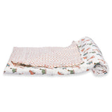 Baby Ac Quilt Blanket cum Bedspread- 0-3 Years - 100*120 cm - Dinosaur