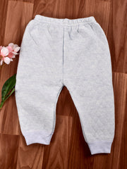 Newborn Baby's Warm Cotton Gift Set-1 Pajama and 1 Shirt- Blue