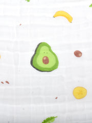 Moms Home Baby Super Soft Absorbent Muslin 6 Layer Towel | 60X120 CM | Avocado