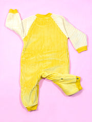 BABY WARM COTTON UNISEX  FULL LENGTH ROMPER - YELLOW