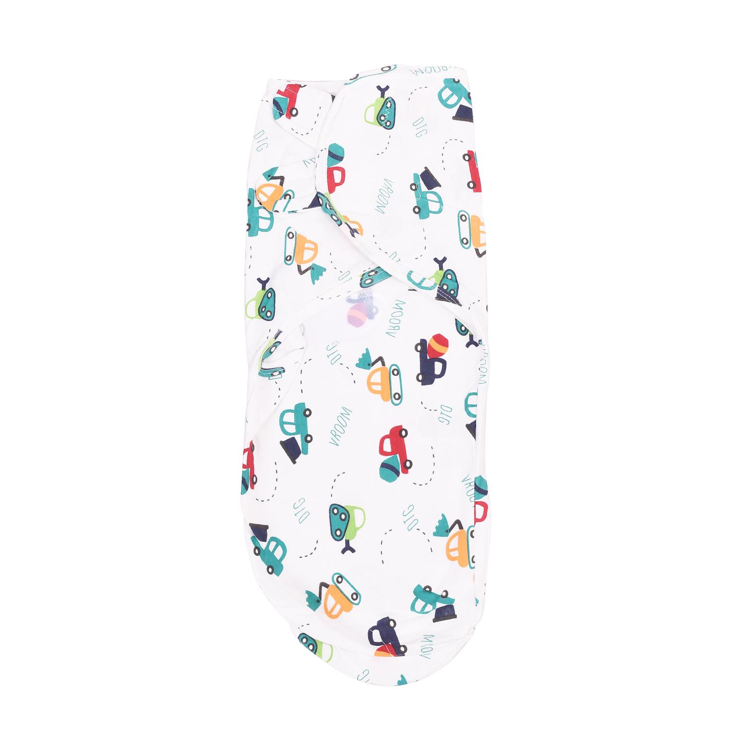 Baby Reusable Cotton Pocket Diaper and Pack of 2 Adjustable Swaddle Wraps Combo
