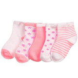 FOOTPRINTS Organic cotton Baby Socks- 12-30 Months - Pack of 5 Pairs