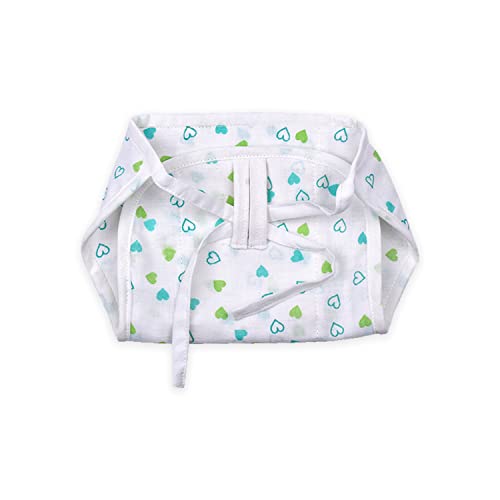 Baby Nappy Muslin Combo 1 Drysheet, 3 Muslin Nappy - Multicolor - 0-12 Months