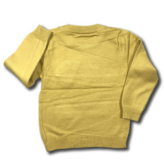 Moms Home Organic Cotton Unisex Baby Winter Sweaters Yellow Snoopy