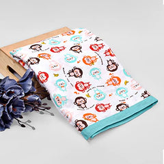 Baby Organic Cotton  4 Layer Muslin Dohar- 100X100 CM | 0-3 Years | Monkey