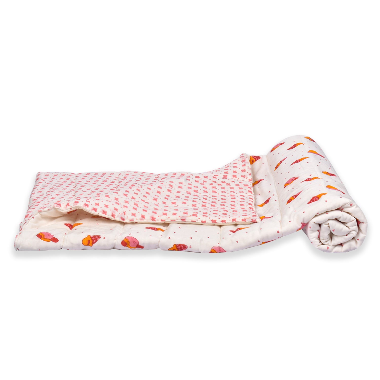 Baby Ac Quilt Blanket cum Bedspread- 0-3 Years - 100*120 cm - Icecream