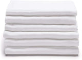 Baby Muslin Square Nappies 70*70 cms - 0-6 Months -Pack of 3- White