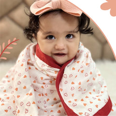 Baby Organic Cotton  4 Layer Muslin Dohar- 100X100 CM | 0-3 Years | Monkey