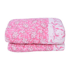 Mom's Home Organic Cotton Double Bed- Soft and Light Weight Comfortor/Quilt - 90"*108''