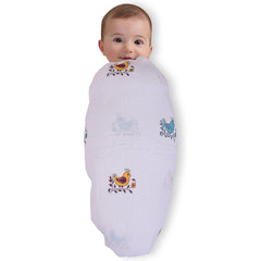 Mom's Home Organic Cotton Baby Muslin Cloth Swaddle - 0-18 Months (Pack of 5)