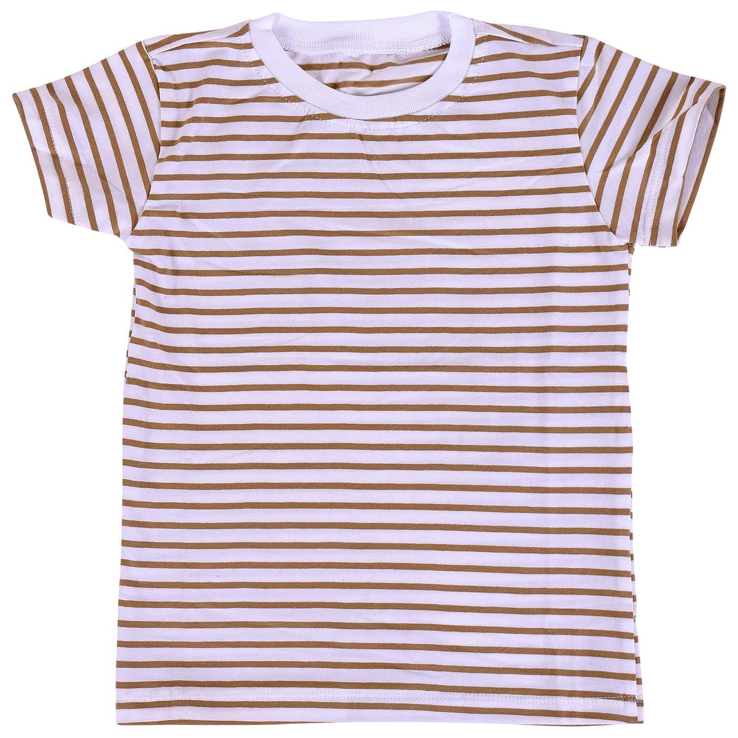 Baby Organic Cotton Unisex T-Shirt and Shorts Set - Yellow Stripes