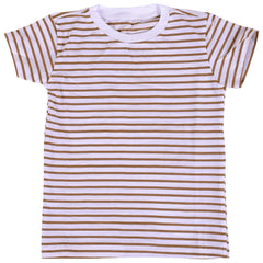 Baby Organic Cotton Unisex T-Shirt and Shorts Set - Yellow Stripes