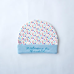 New Born Baby  Caps -Pack of 3- White