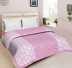 Mom's Home Organic Cotton Double Bed- Soft and Light Weight Comfortor/Quilt - 90"*108''