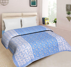 Mom's Home Organic Cotton Double Bed- Soft and Light Weight Comfortor/Quilt - 90"*108''