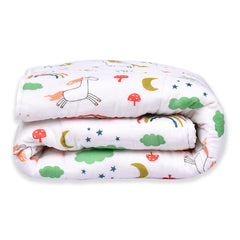 Baby Ac Quilt Blanket cum Bedspread- 0-3 Years - 100*120 cm - Unicorn