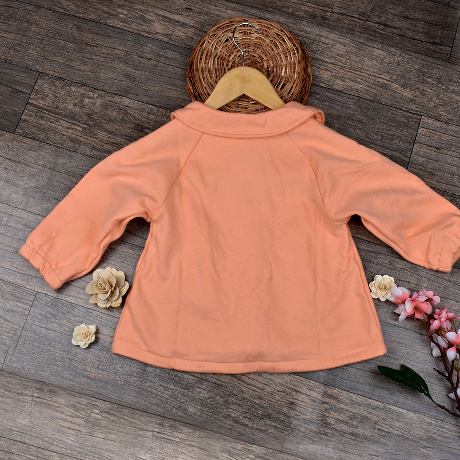 Baby girl Organic Cotton Woolen Jacket cum overcoat Pack of