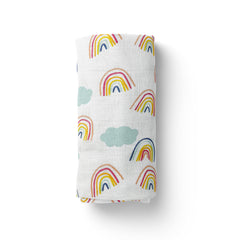 Baby Muslin Swaddle -100x100 cm - Rainbow