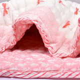 Baby Quilt - Dragonfly Print- Pink- 0-5 Years - 100*150* 5 Cms