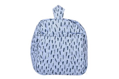 Baby Organic cotton Travel Bag- Diaper Multipurpose Carry bags for Mothers -Blue