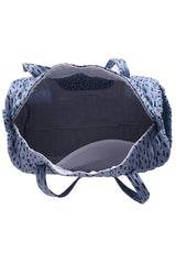 Baby Organic cotton Travel Bag- Diaper Multipurpose Carry bags for Mothers -Blue
