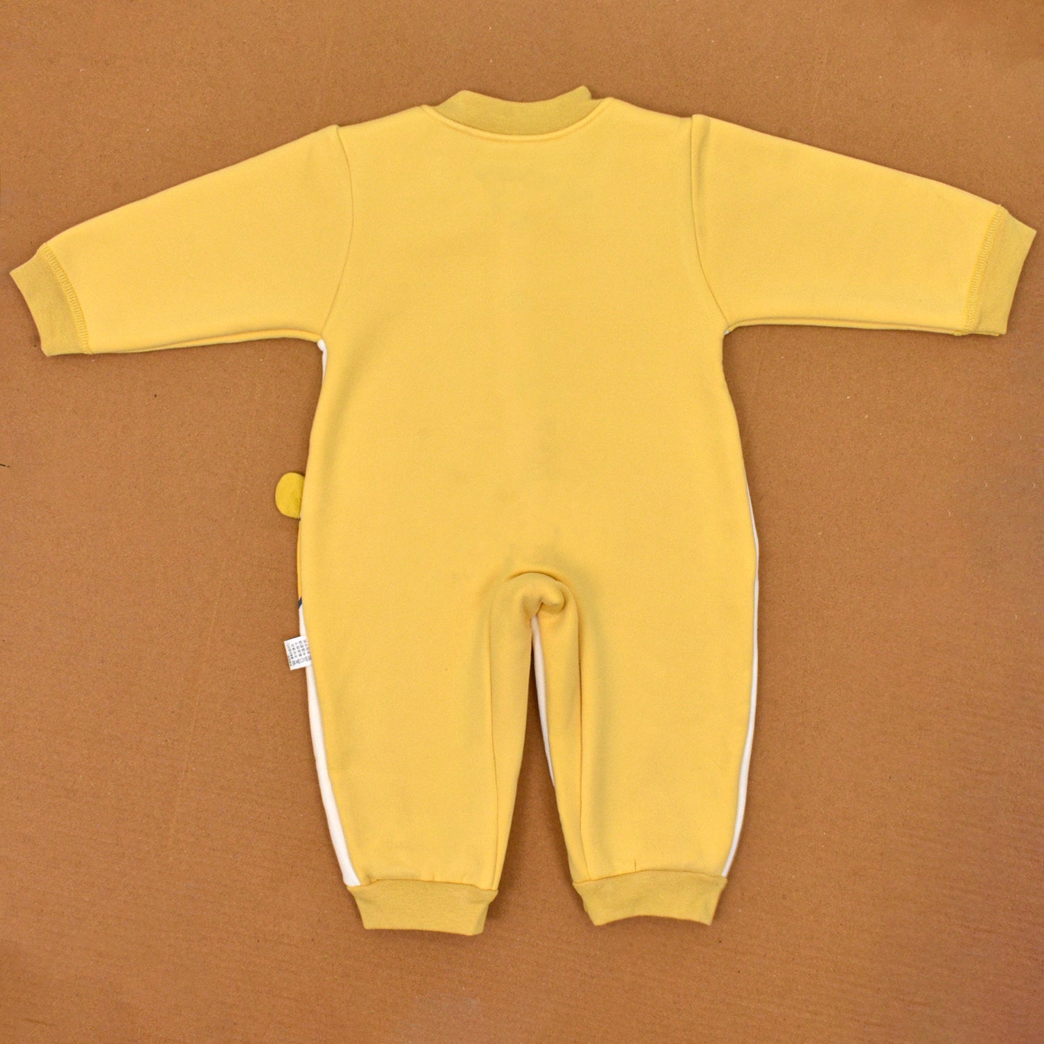 Baby Organic Cotton Baby Full Length Winter Romper, Spae Lion Yellow - 18-24 Months