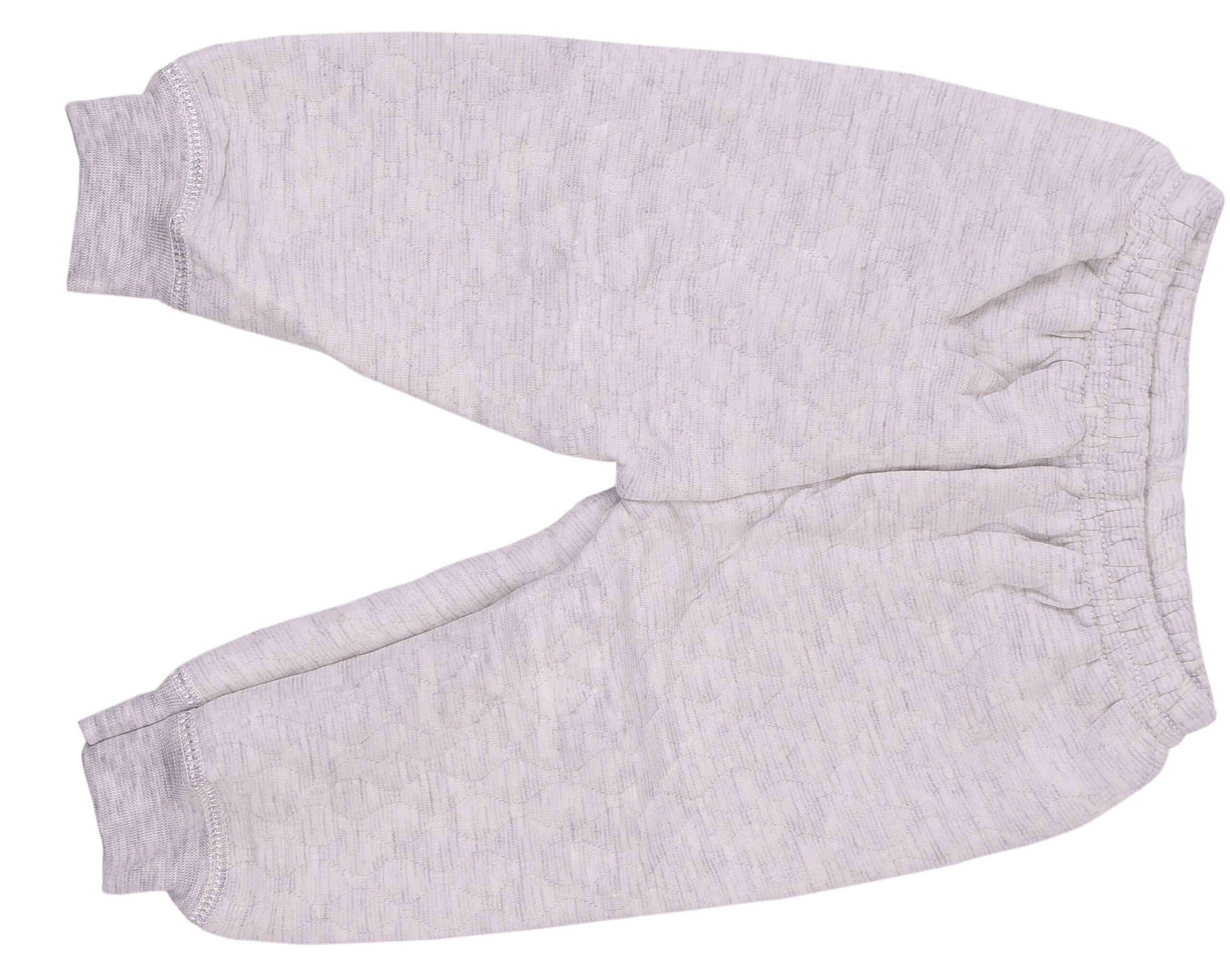 Baby's Warm Unisex Cotton Pant and Shirt Set - Grey