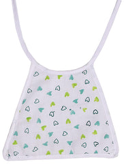 New Born Baby Cotton Bibs - Pack of 2 (0-9 Months)