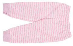 Baby's Warm Unisex Cotton Suit Set - 1Pajama and 1Hooded Shirt- Pink Strip