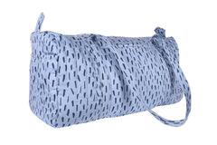Baby Organic cotton Travel Bag- Diaper Multipurpose Carry bags for Mothers -Blue