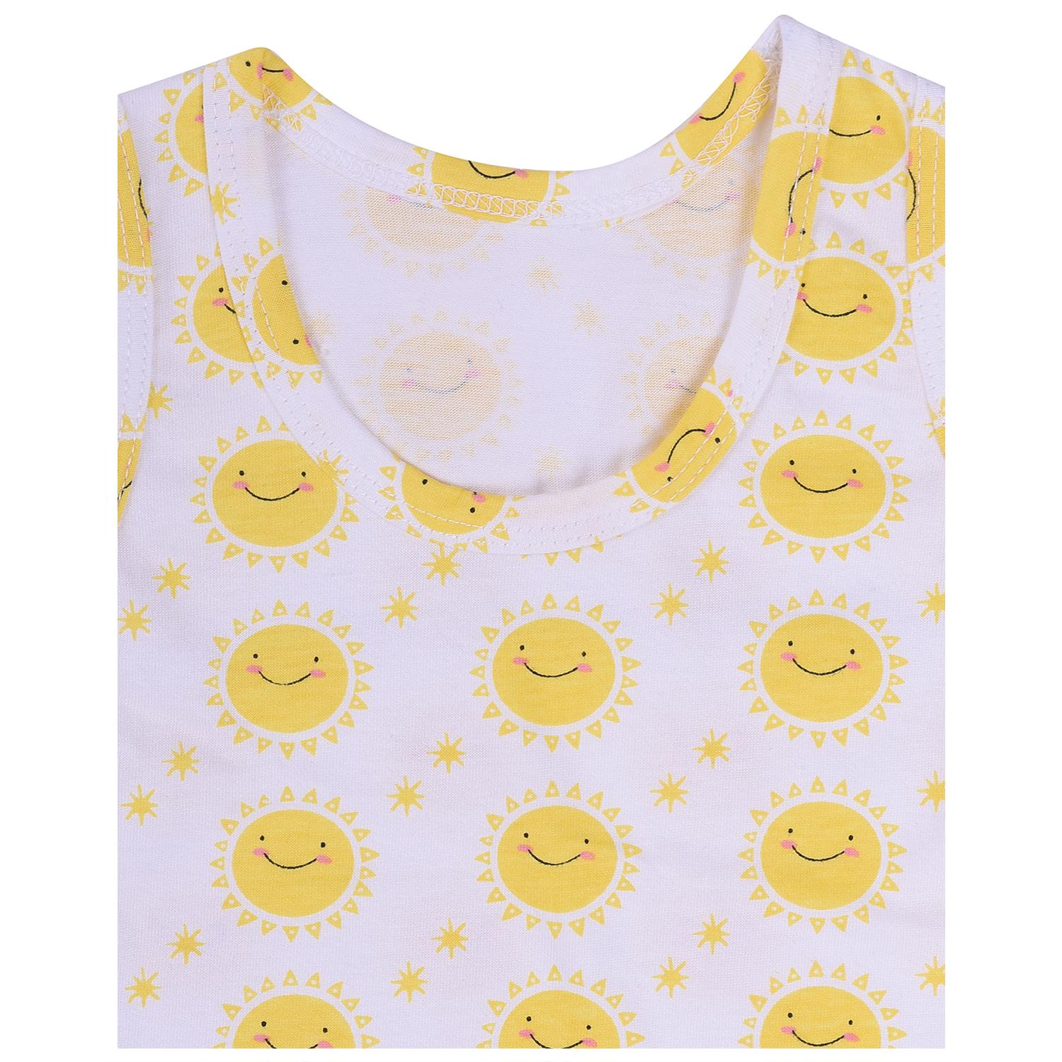 Baby Soft Organic Cotton Sleeveless Vest T-shirt - Pack of 3
