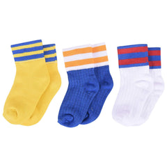 FOOTPRINTS Organic cotton Baby Socks-12-30 Months - Pack of 6 Pairs - Star and Sports