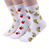 FOOTPRINTS Organic cotton Baby Socks- Pack of 3 Pairs -Fruits