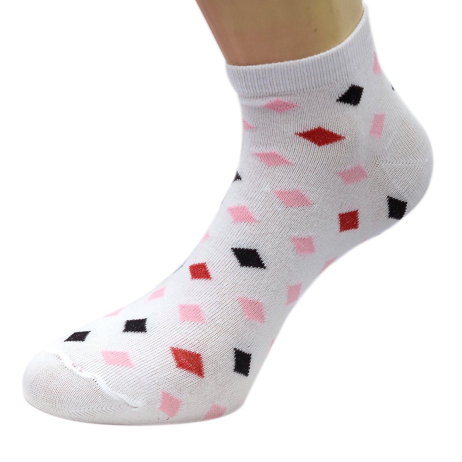 Footprints Organic Cotton Women Low cut Socks- Pack of 5 Pairs -2 Grey,2 White,1Black - Freesize