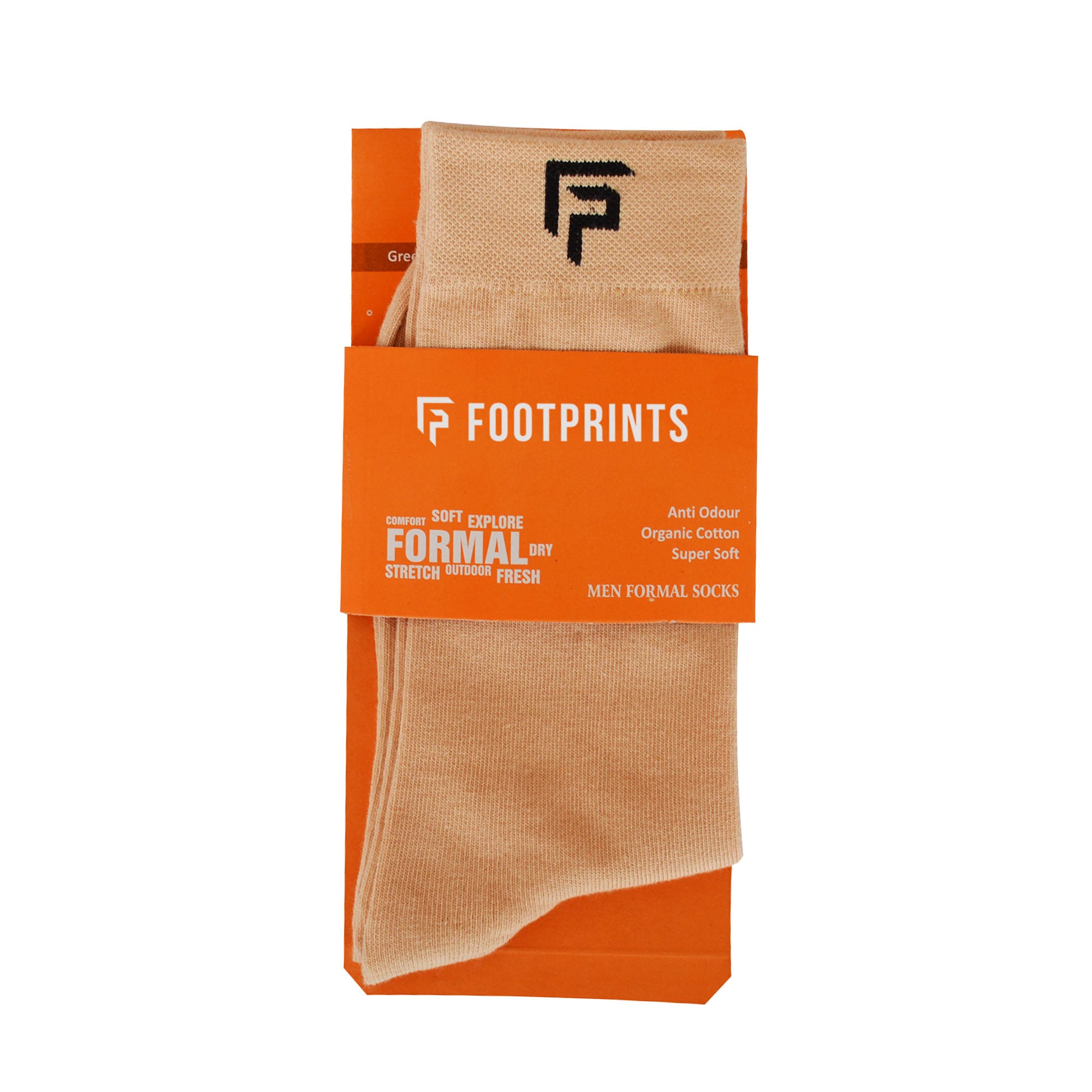 Footprints Men's Formal Organic Cotton & Bamboo Odour free Socks