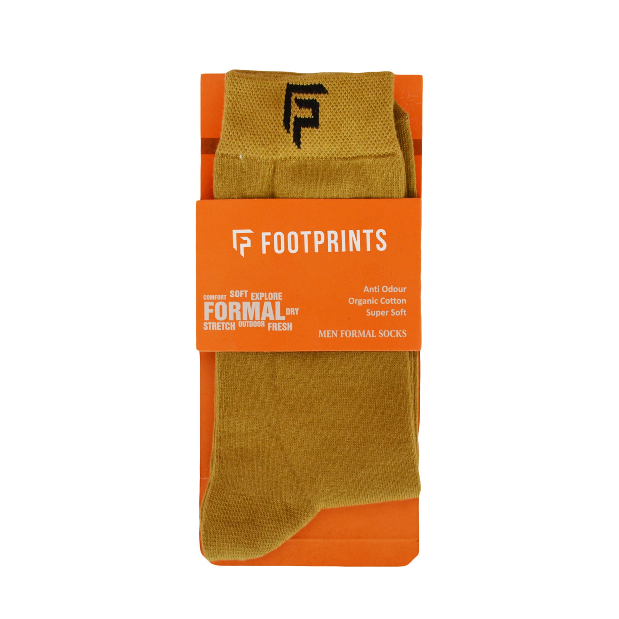 Footprints Men's Formal Organic Cotton & Bamboo Odour free Socks