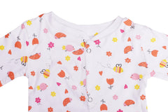 Baby Unisex Full Body Romper Footie – Bird Print Pack of 1