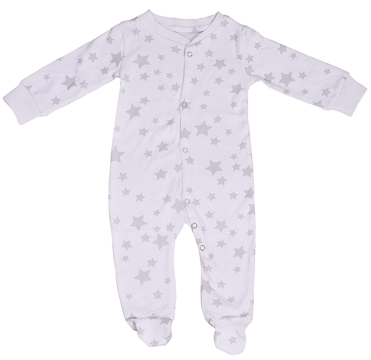 Baby Unisex Full Body Romper Footie – Star Print Pack of 1